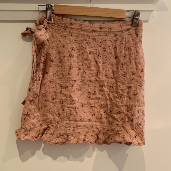 Nasty Gal Pink Floral Skirt - Picture 3 of 5